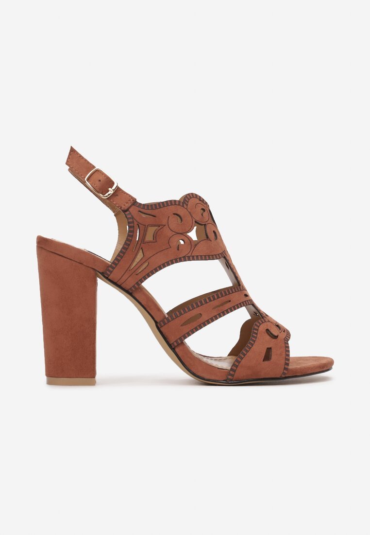 Sandale s petu Delise braon