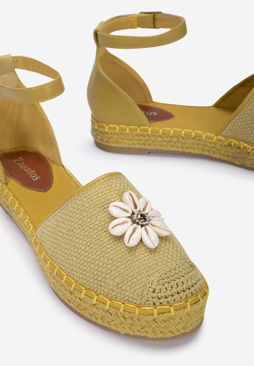 Espadrilles za ženske Taldora Žuto
