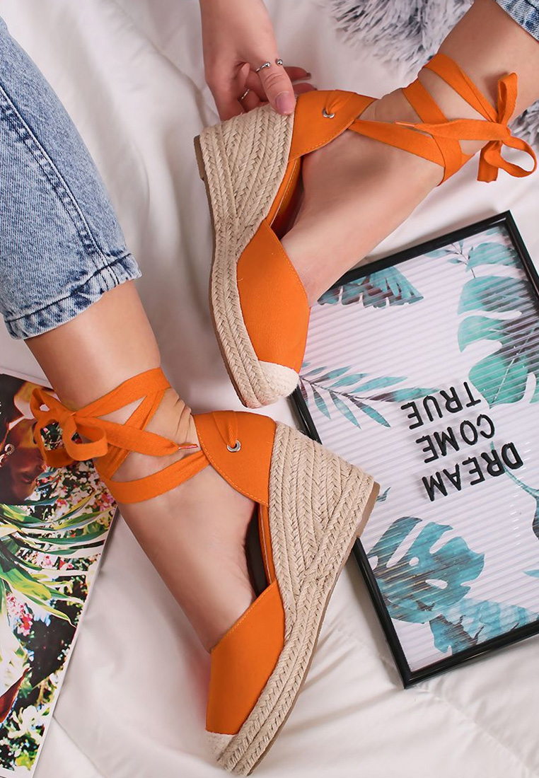 Espadrilles za ženske Vilena narančasta