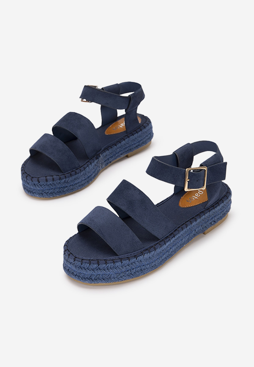 Sandale s platformom Coraline plave