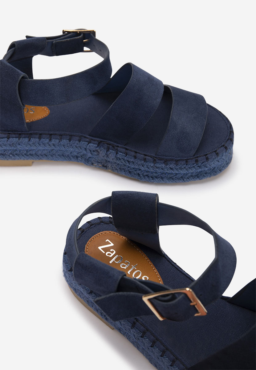 Sandale s platformom Coraline plave