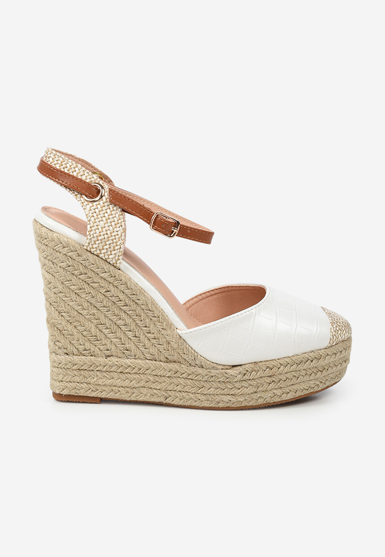 Sandale s platformom Benisa V2 bijele