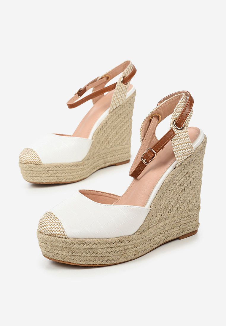 Sandale s platformom Benisa V2 bijele
