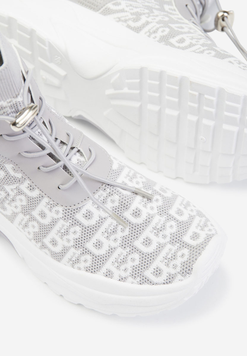 High-Top Sneakers sivo Suela