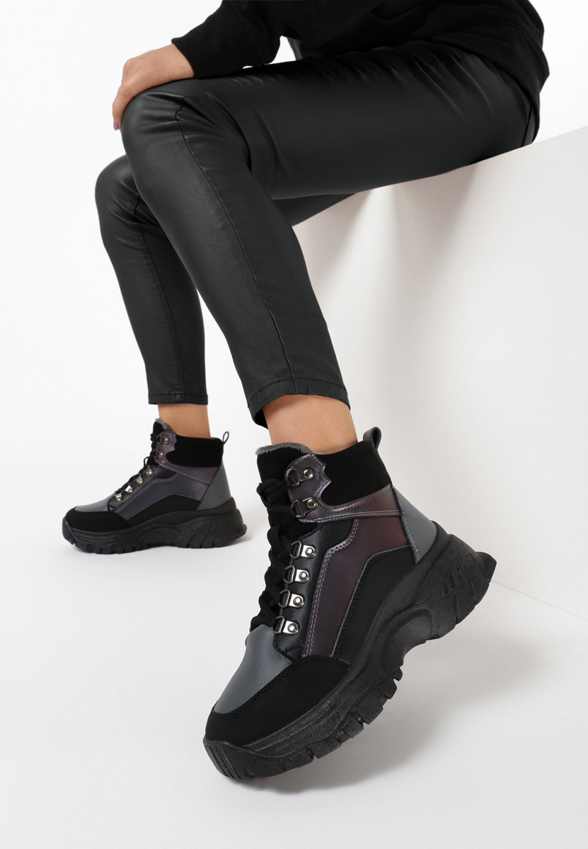 High-Top Sneakers crno Livy V2