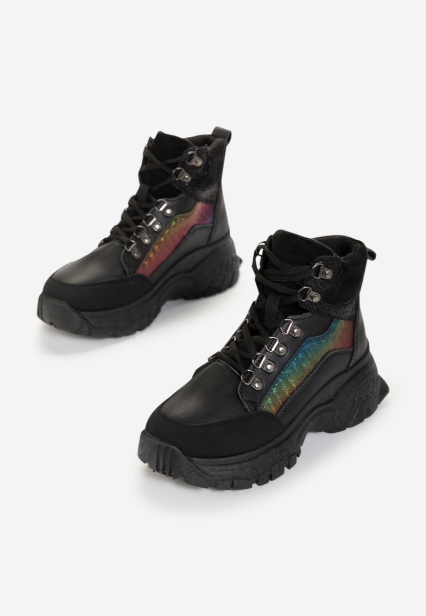 High-Top Sneakers crno Livy