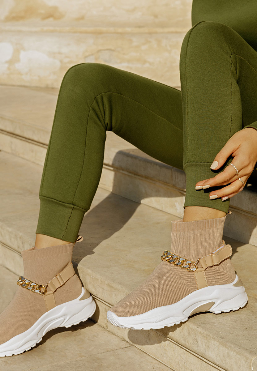 High-Top Sneakers Gisella kaki