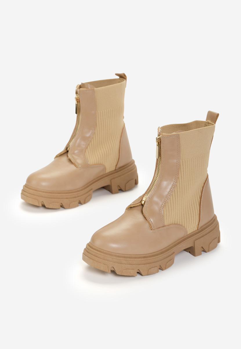 Ženske gležnjače Agnese kaki