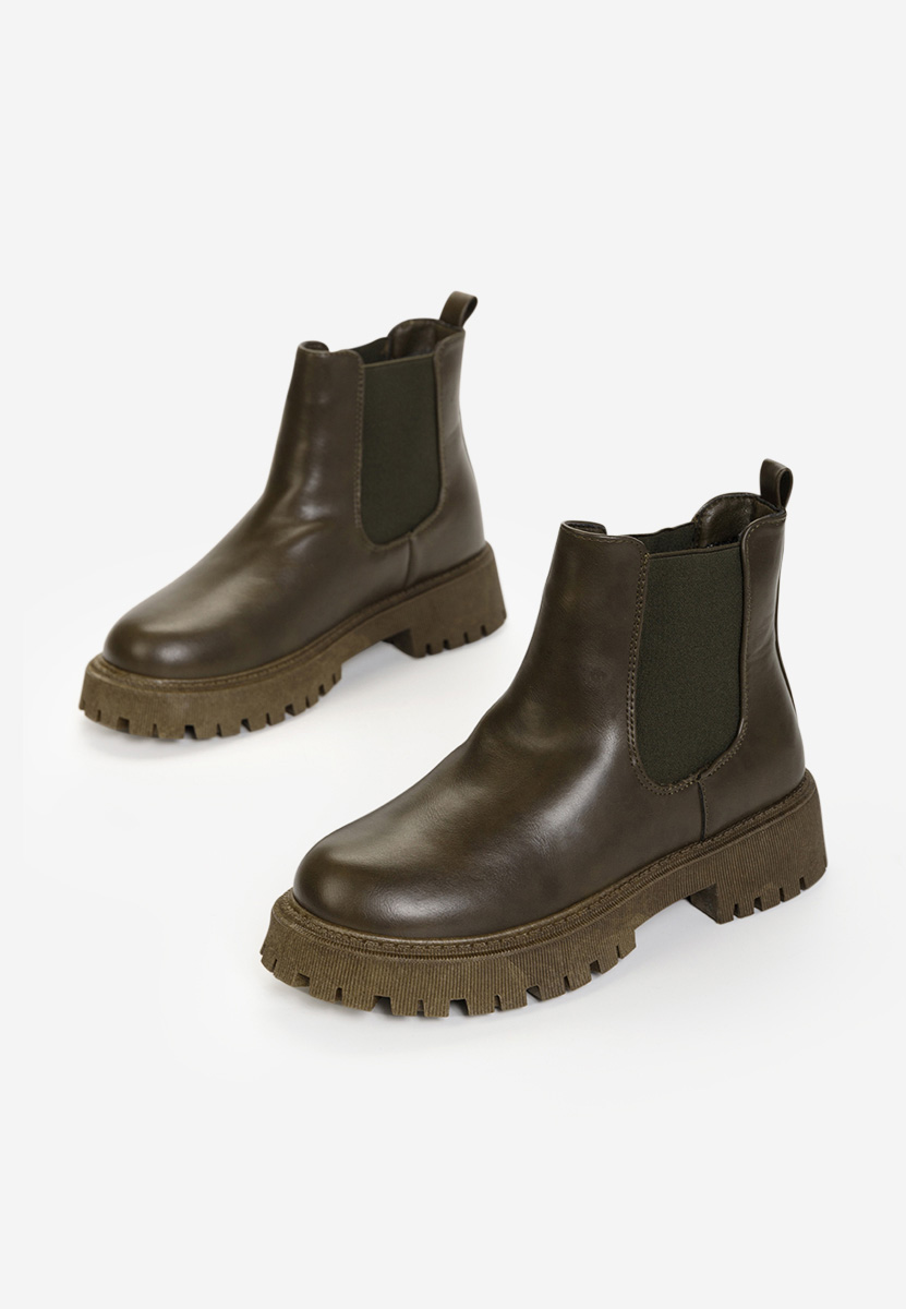 Ženske gležnjače zeleno Stellia