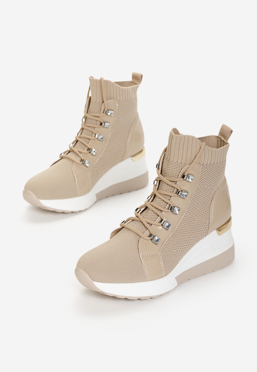 High-Top Sneakers bež Midian