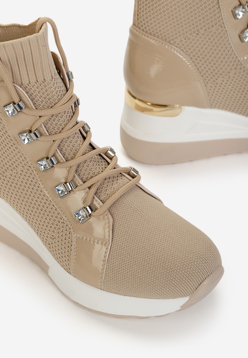 High-Top Sneakers bež Midian