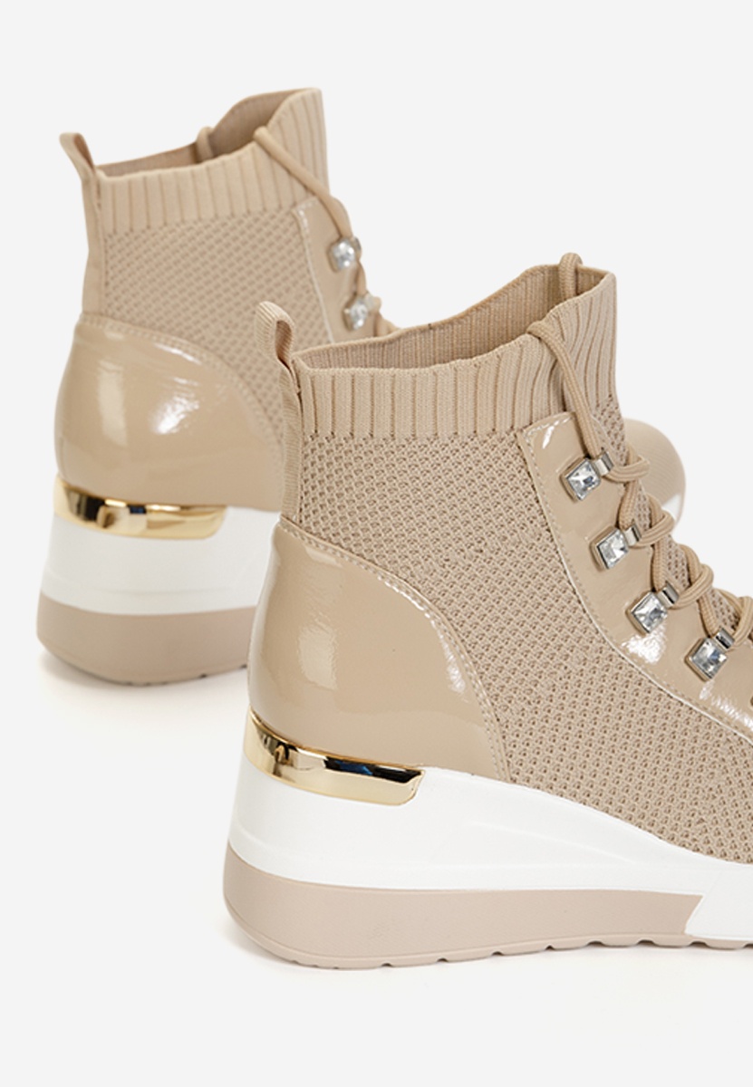 High-Top Sneakers bež Midian