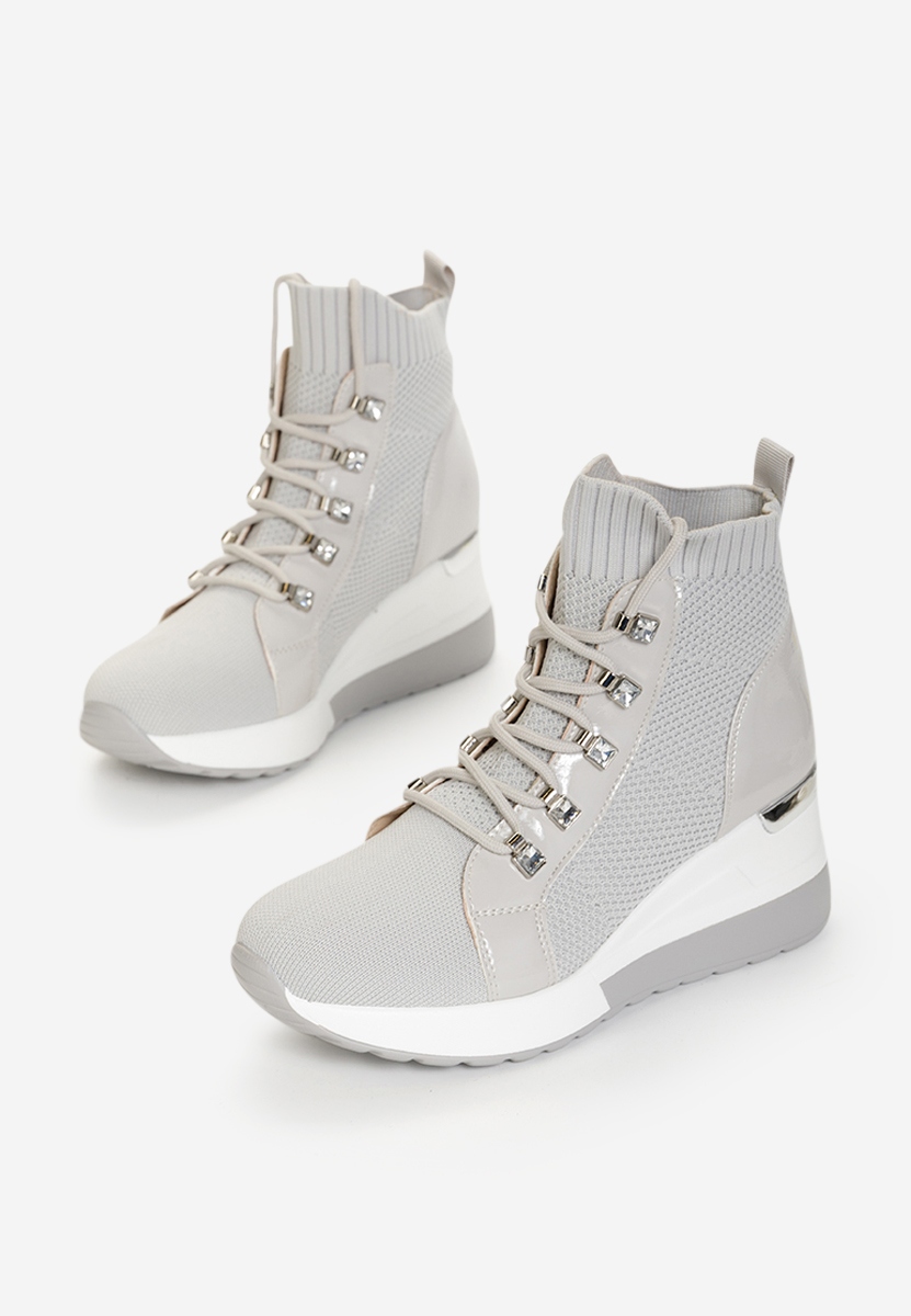 High-Top Sneakers sivo Midian