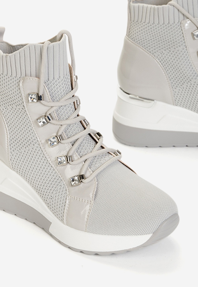 High-Top Sneakers sivo Midian