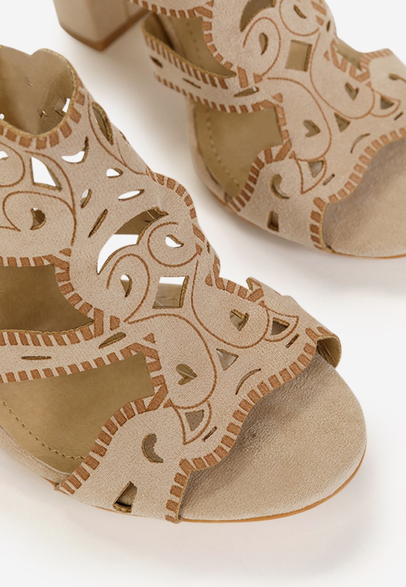 Sandale s petu Delise bež