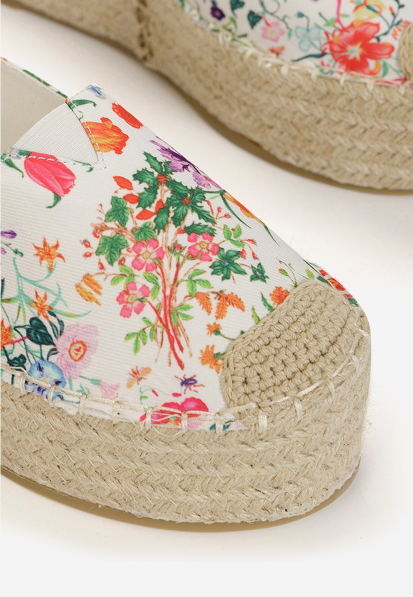Espadrilles sa platformom Laguna bijele