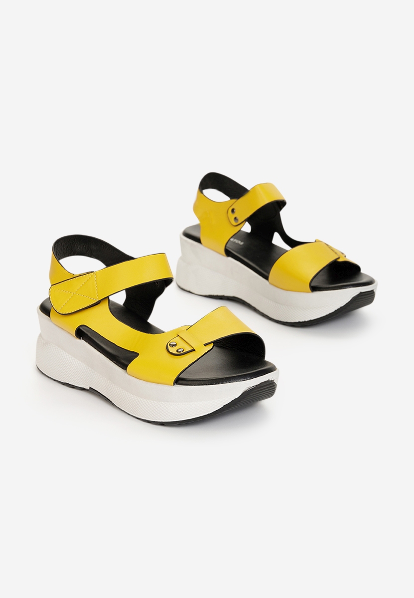 Sandale s platformom Blueberry Žuto