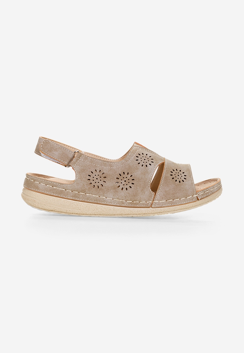 Ženske sandale Lisandra kaki