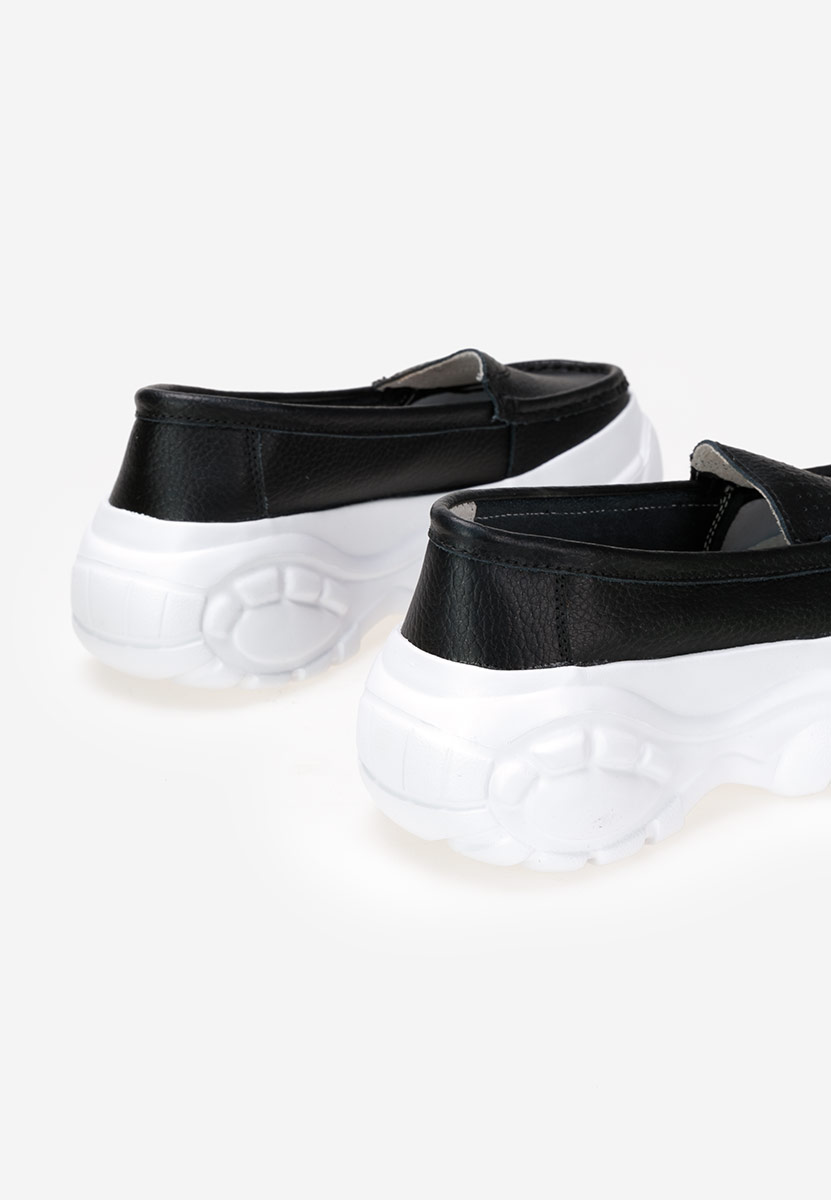 Mokasinke s platformom Sophia crno