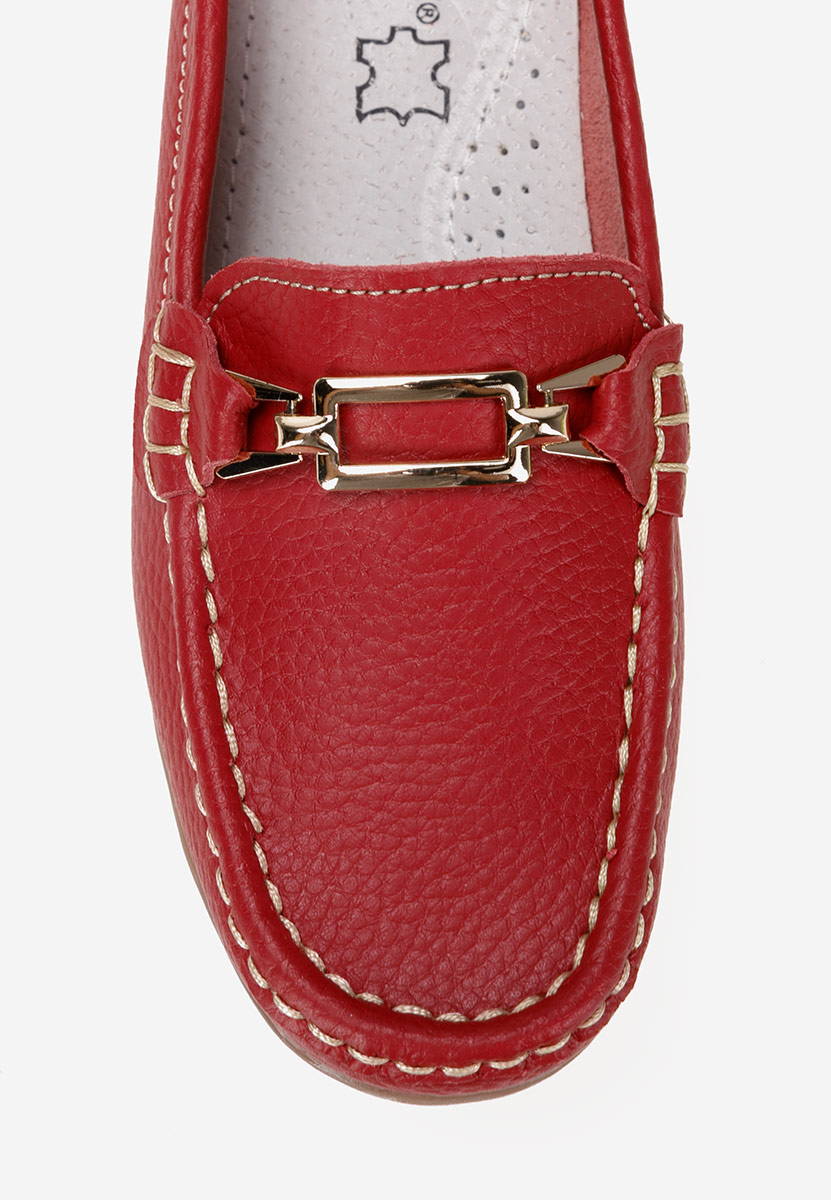 Mokasinke od prirodne kože crveno Celetina