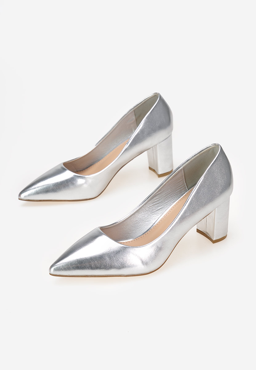 Cipele na petu srebrno Danza
