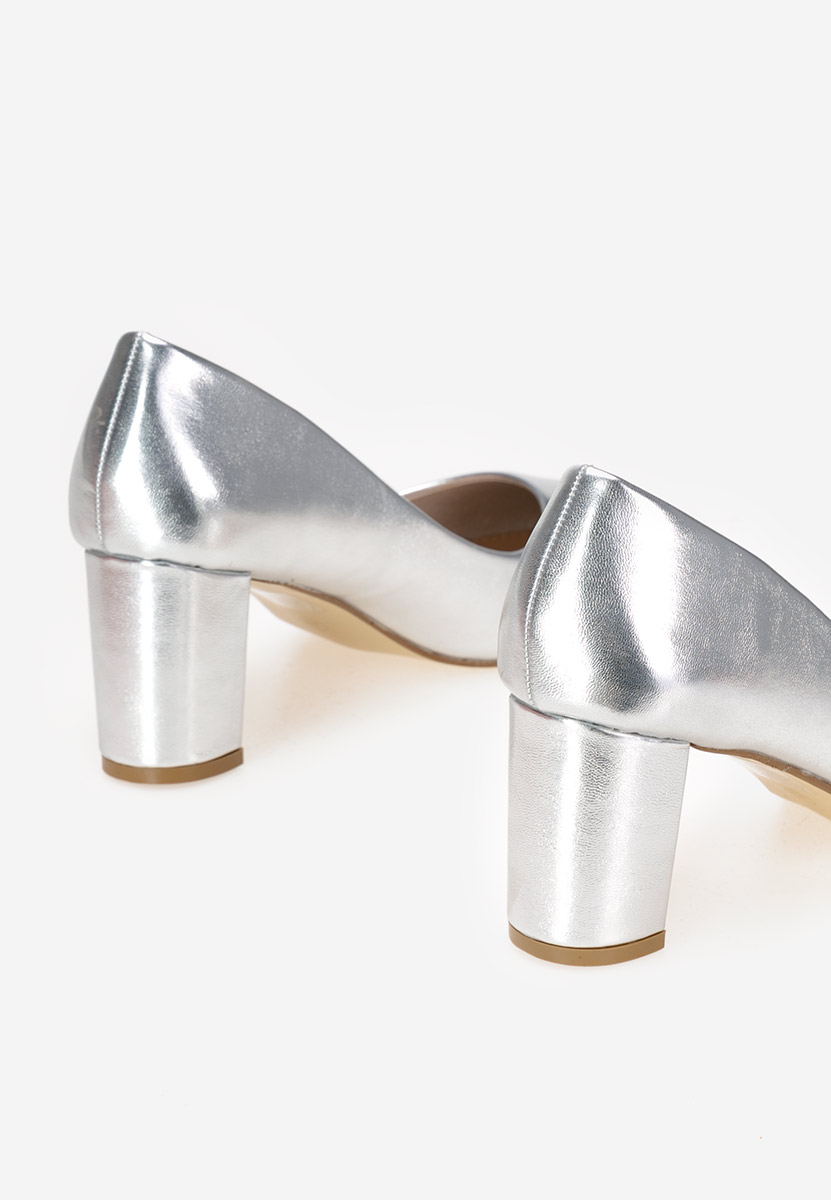 Cipele na petu srebrno Danza