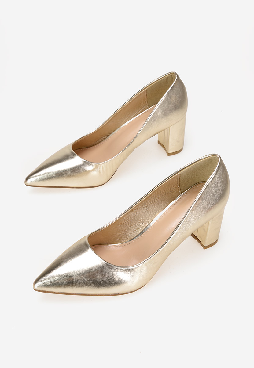 Cipele na petu zlatno Danza