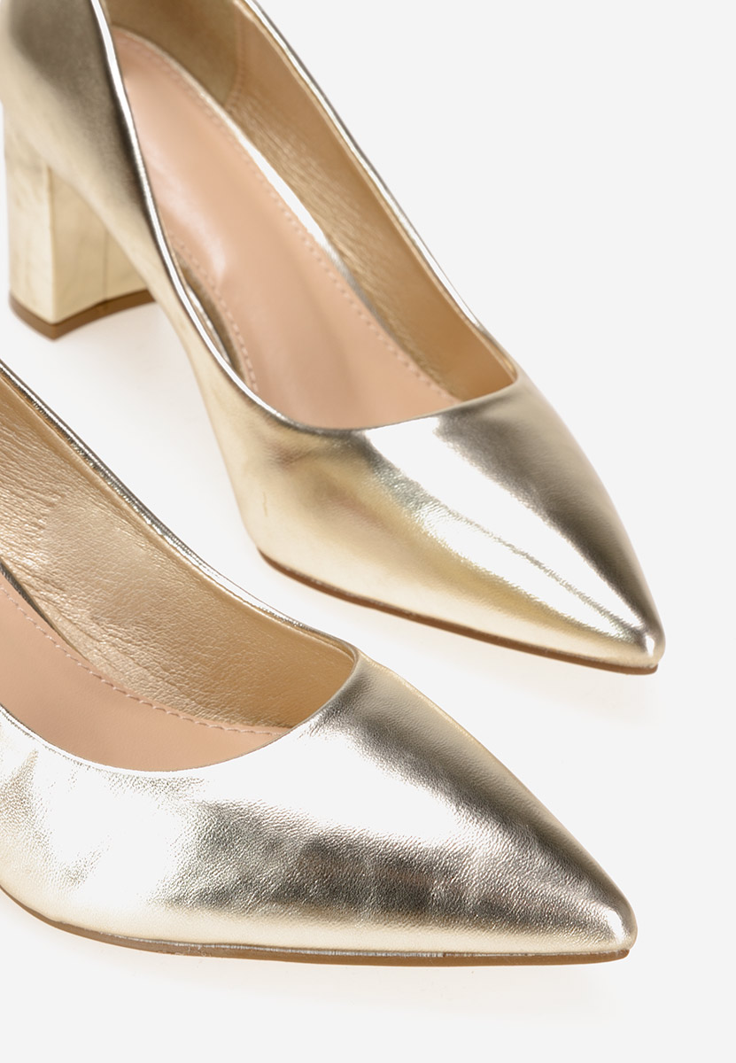 Cipele na petu zlatno Danza