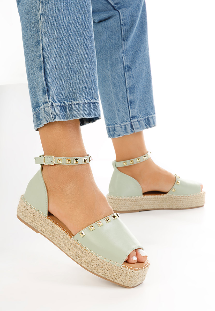 Espadrilles za ženske Firmosa zeleno