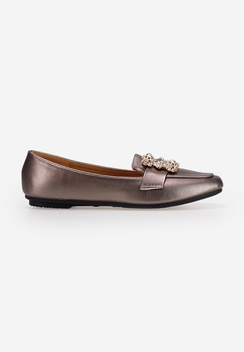 Ženske loafers Gialla sivo