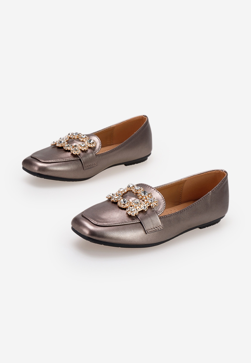 Ženske loafers Gialla sivo