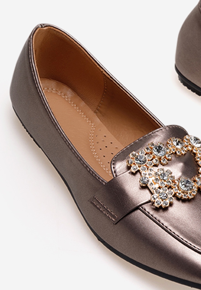 Ženske loafers Gialla sivo