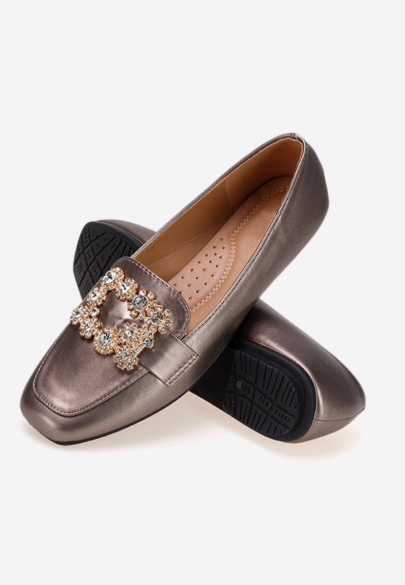 Ženske loafers Gialla sivo