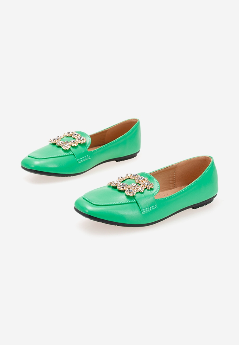 Ženske loafers Gialla zeleno