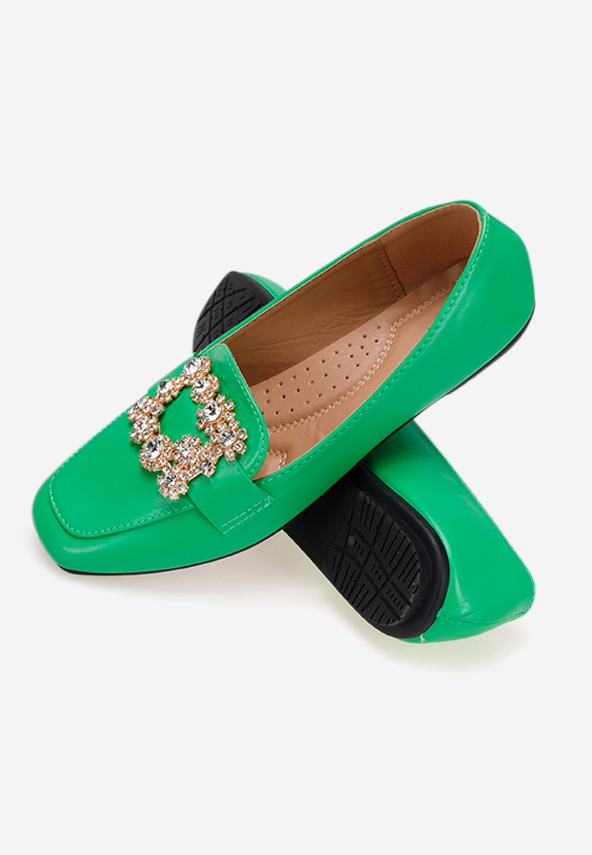 Ženske loafers Gialla zeleno