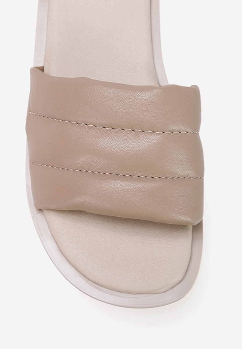 Papuče od prirodne kože Gijon V2 bež