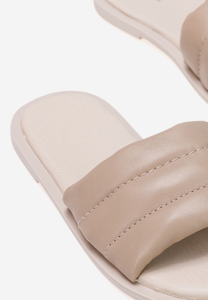 Papuče od prirodne kože Gijon V2 bež