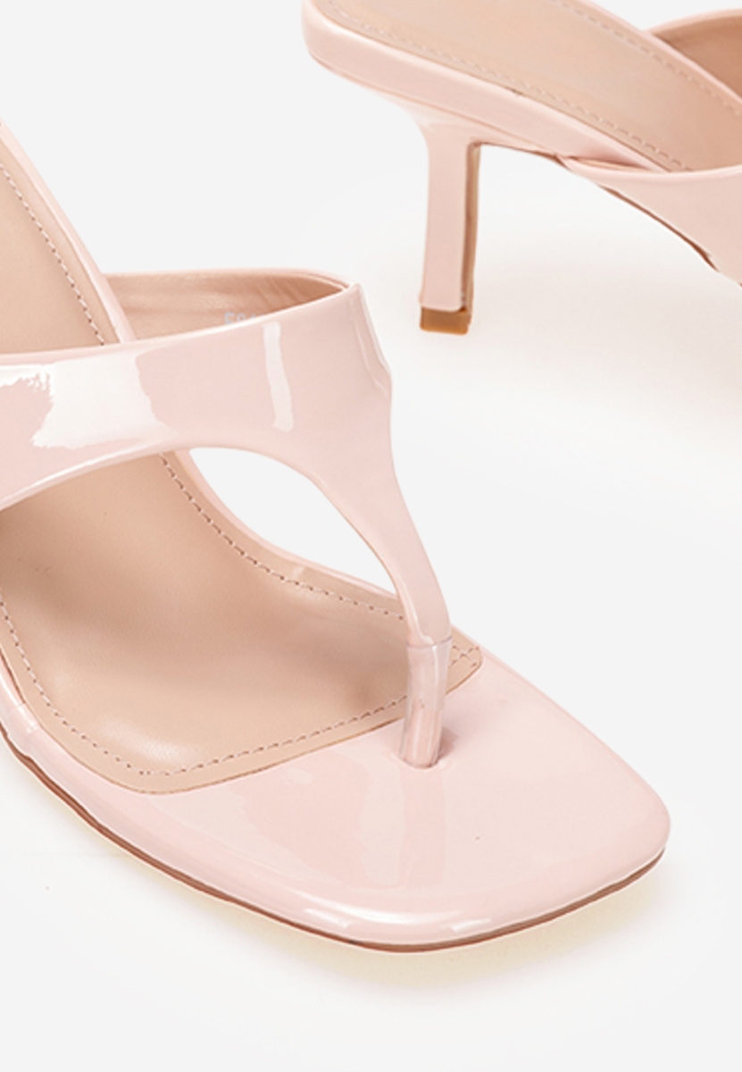 Mules za ženske Celadona ružičasto