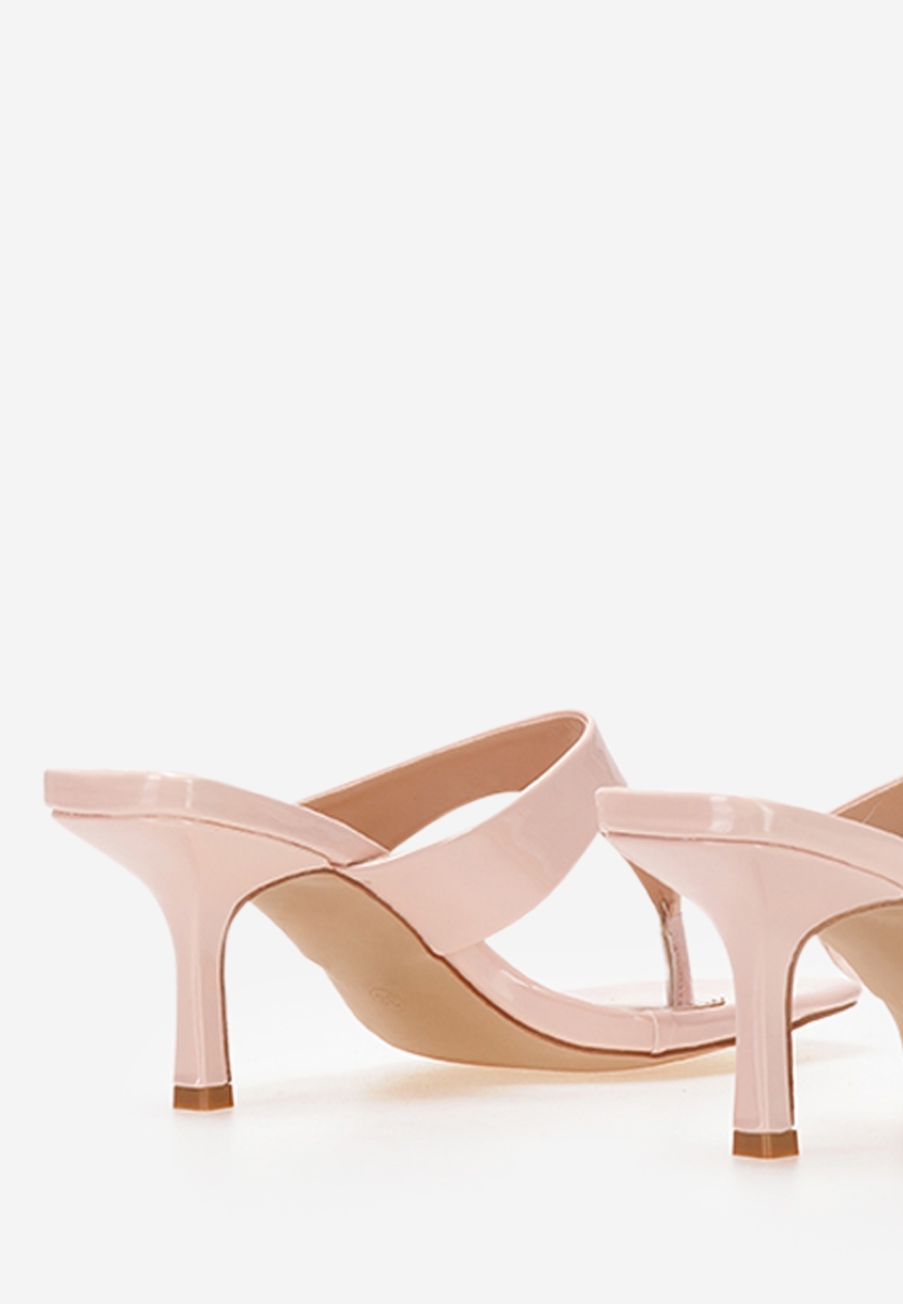 Mules za ženske Celadona ružičasto