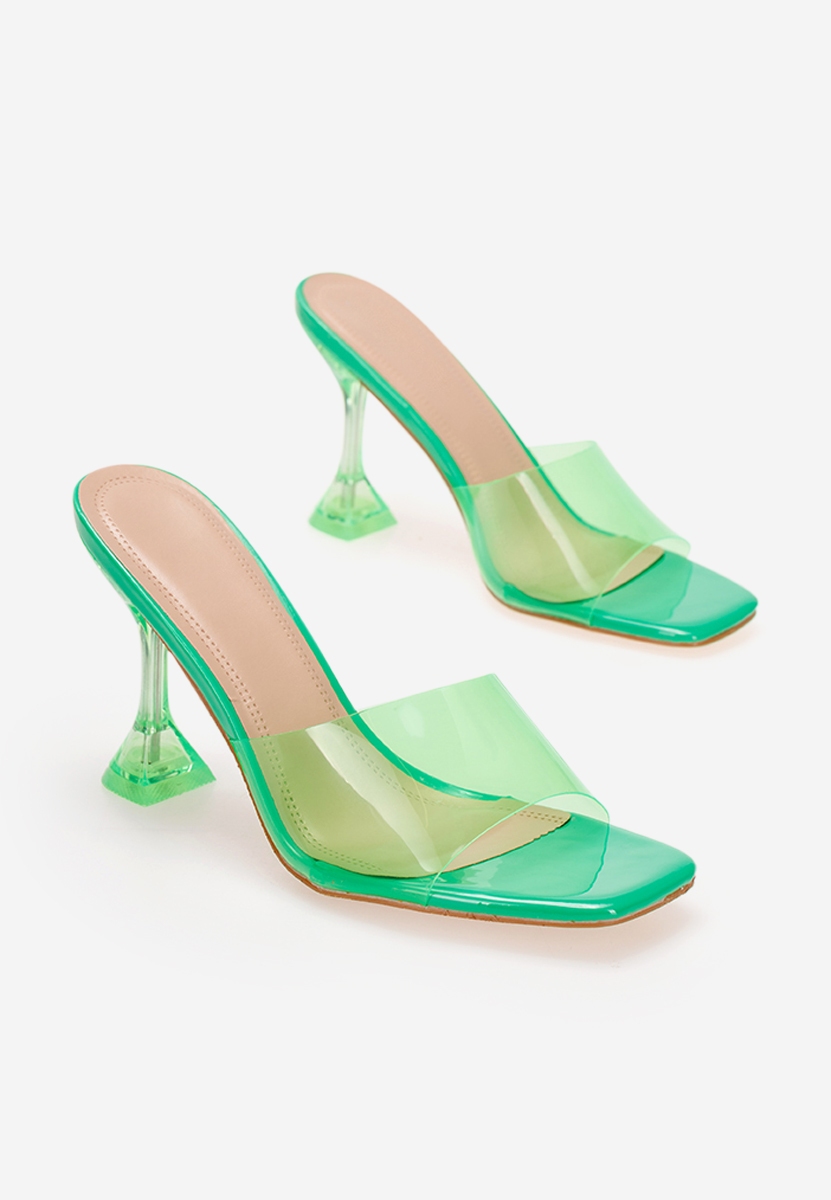 Papuče s petu Galicia zeleno