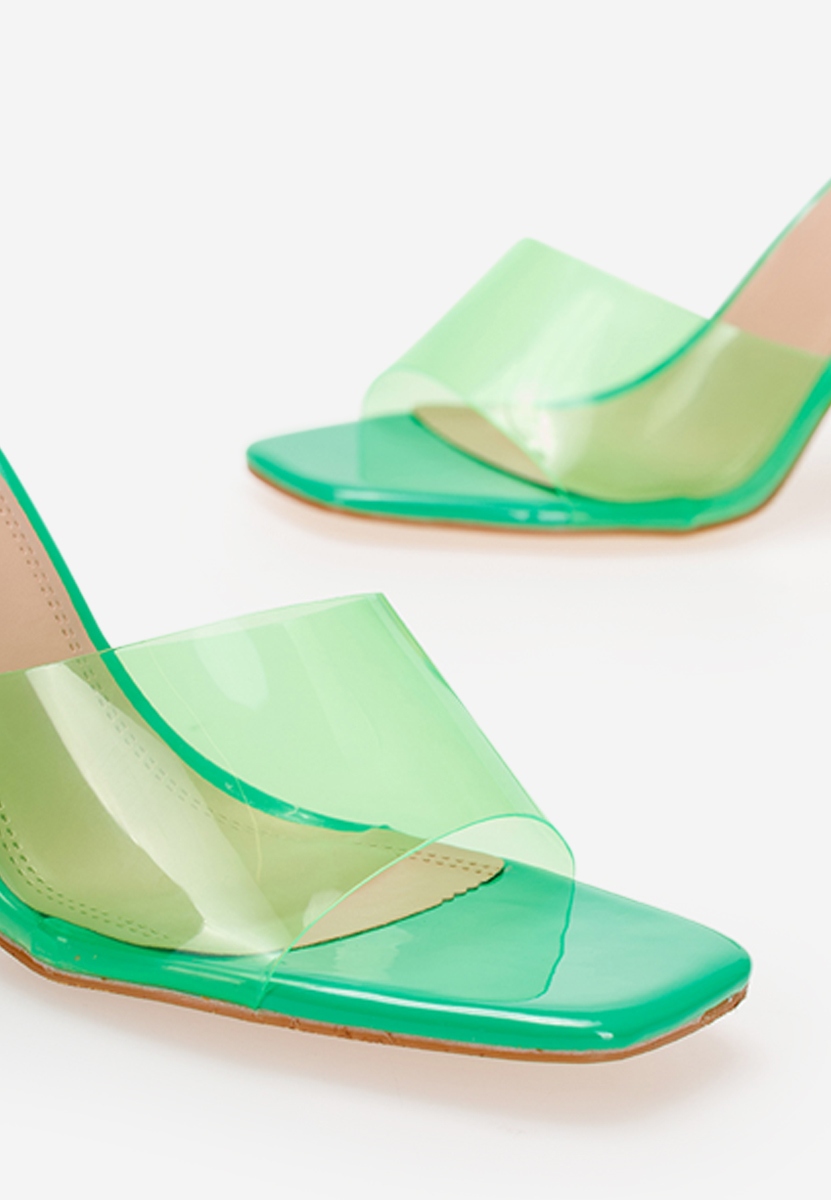 Papuče s petu Galicia zeleno