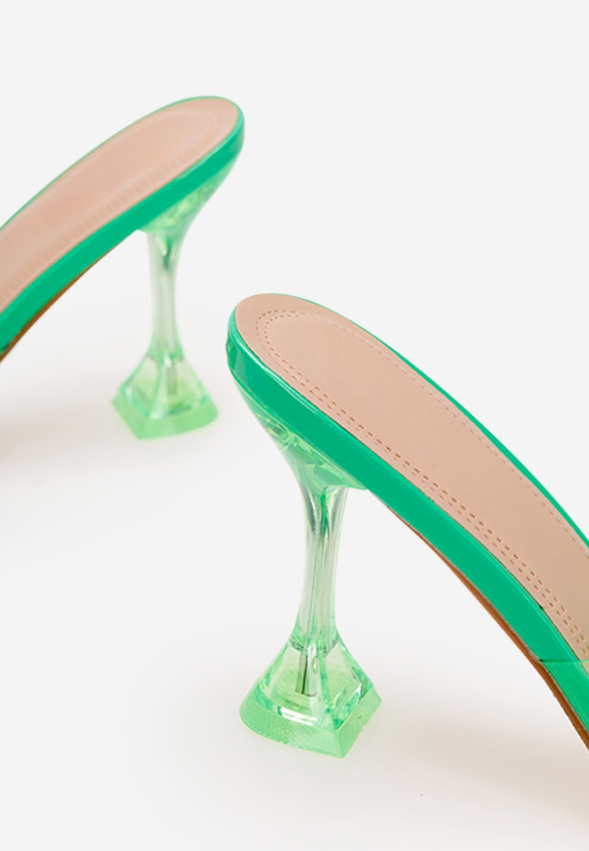 Papuče s petu Galicia zeleno