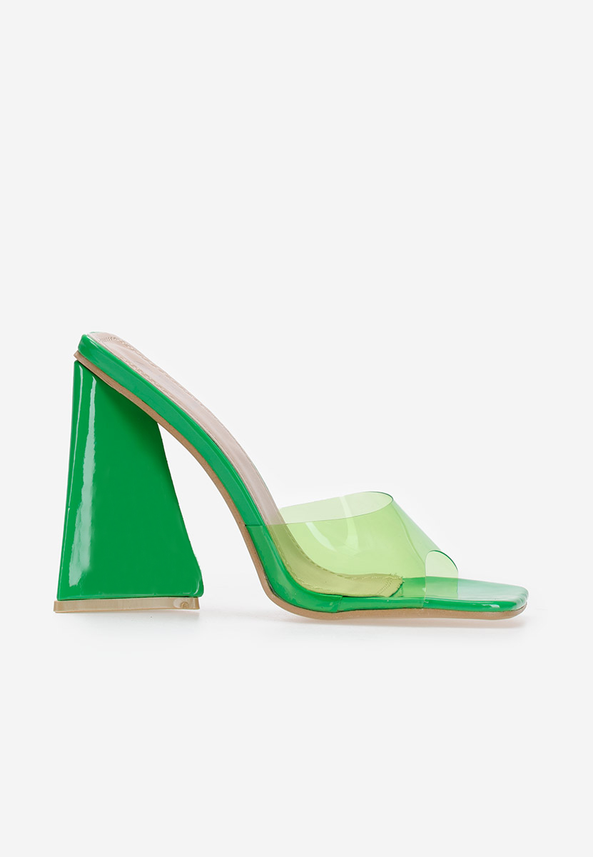 Papuče s petu Zeleno Alca V2