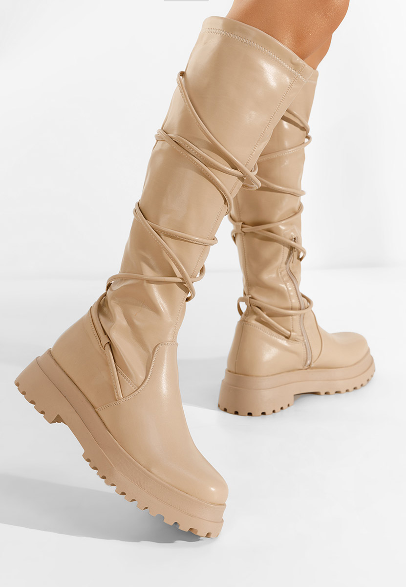 Duge čizme Cazorla bež