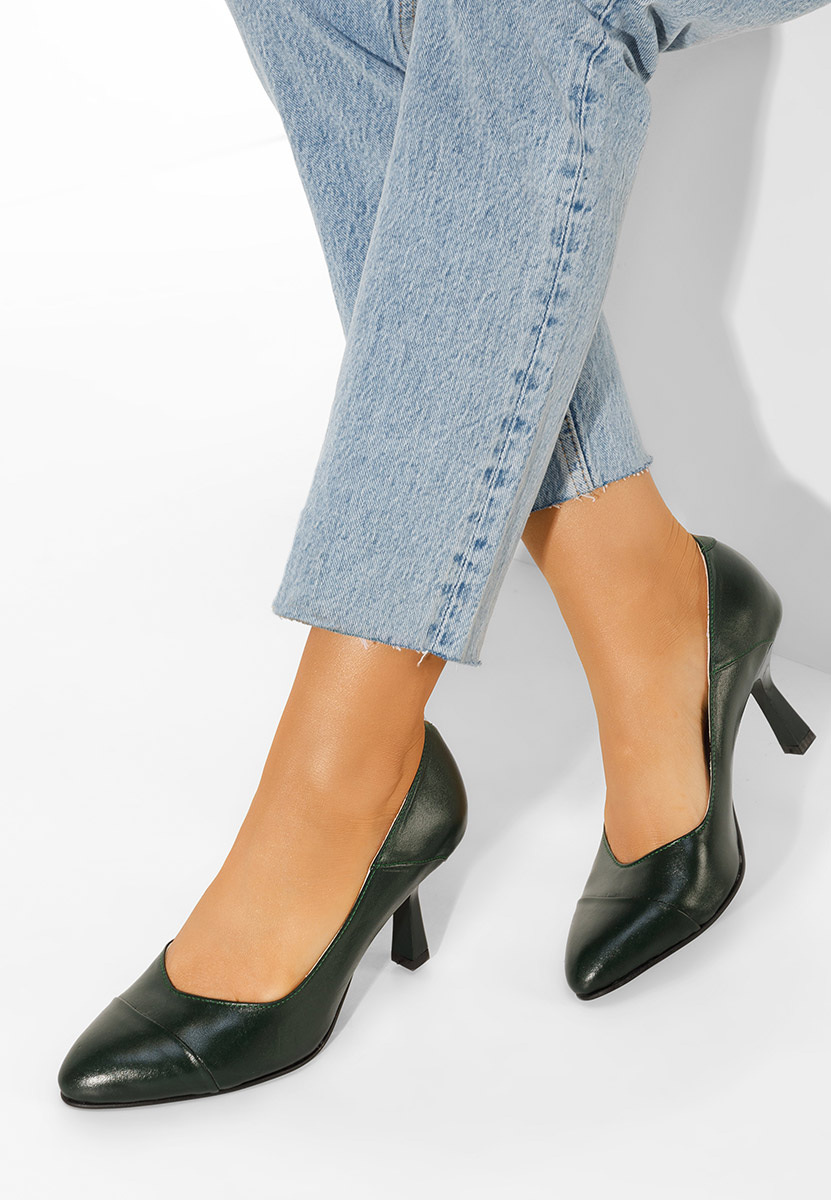 Cipele na petu Colie zeleno