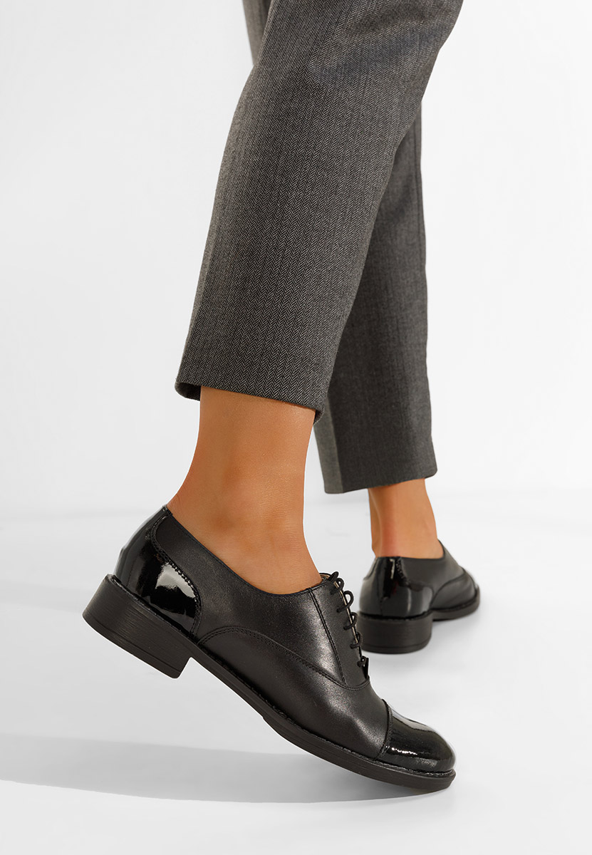 Ženske cipele oksfordice crno Genave V2