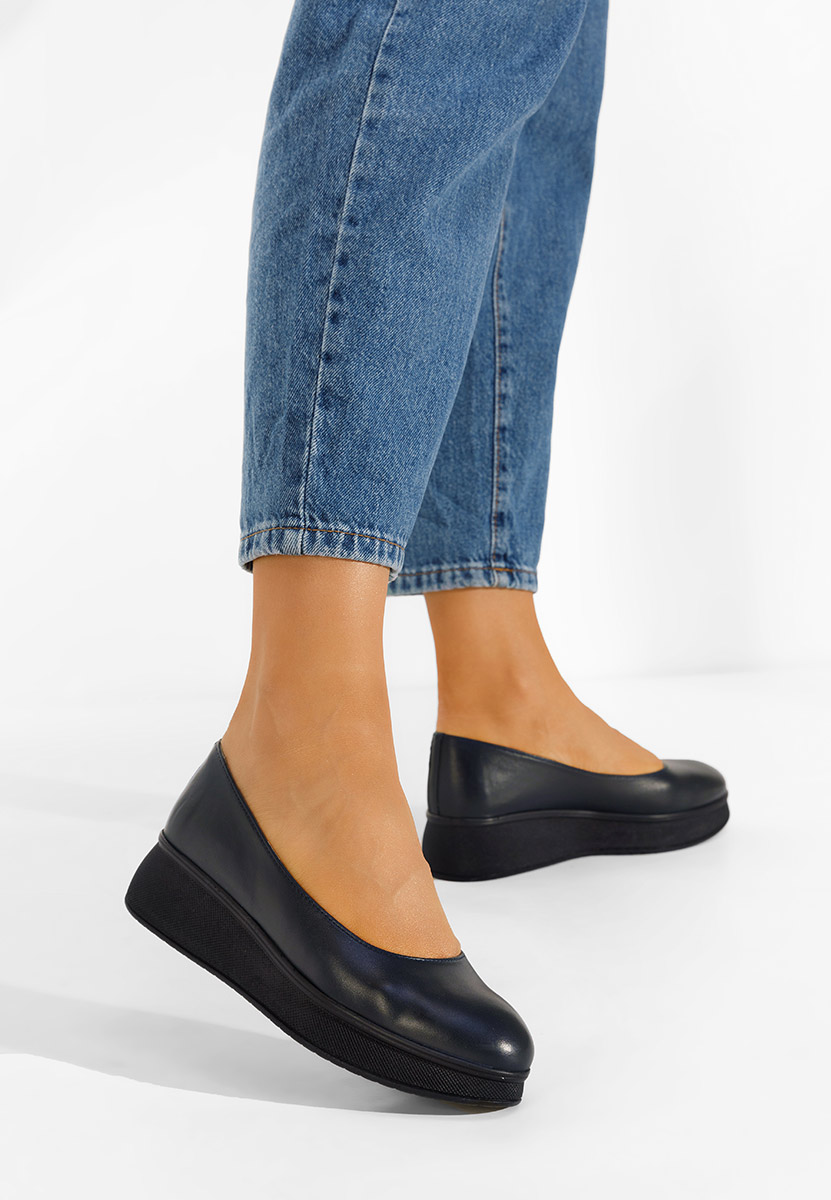 Cipele s platformom Cantoria plavo navy