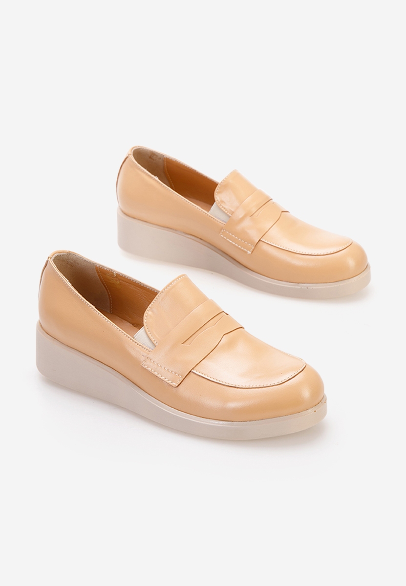 Mokasinke na punu petu Gessi bež