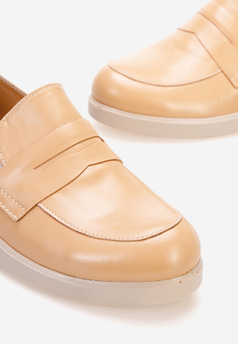 Mokasinke na punu petu Gessi bež