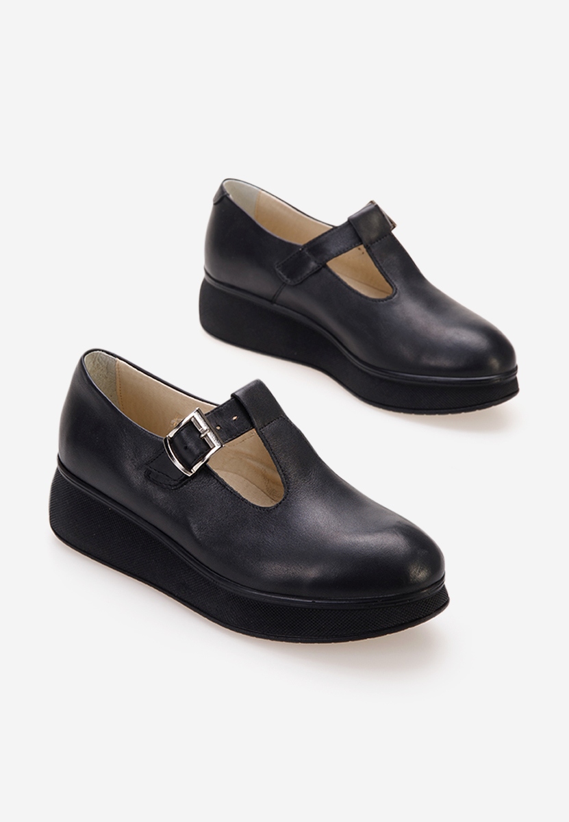 Cipele s platformom crno Gilena V2